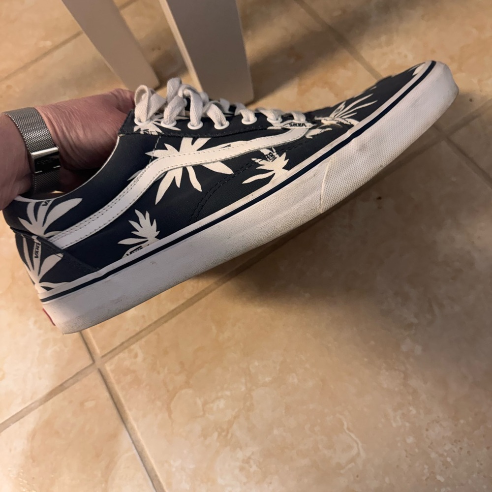 Vans Doren Era Navy Palm Unisex Lace Up Low Skate Sneakers Shoes Size 13 - Picture 8 of 12